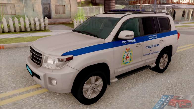 Toyota Land Cruiser 200 Russian Police for GTA San Andreas - front view
