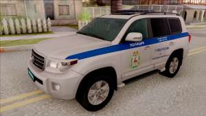 Toyota Land Cruiser 200 Russian Police for GTA San Andreas - front view
