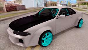 Nissan Skyline R33 Rocket Bunny v2 for GTA San Andreas - front view