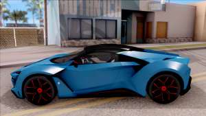 W Motors Fenyr SuperSport for GTA San Andreas - side view