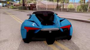 W Motors Fenyr SuperSport for GTA San Andreas - rear view