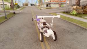 Dragster Red Bull for GTA San Andreas - rear view
