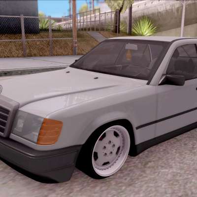 Mercedes Benz E200 W124 Stance for GTA San Andreas - front view