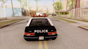 Police Car from GTA 3 for GTA San Andreas - rear view