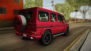 Mercedes-Benz G65 AMG 2013 for GTA San Andreas - rear view