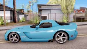 Dodge Viper SRT-10 for GTA San Andreas - side view