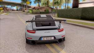 Porsche 911 GT2 RS Weissach Package EU Plate or GTA San Andreas - rear view