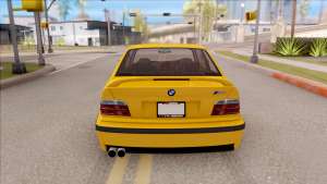 BMW M3 E36 1997 for GTA San Andreas - rear view