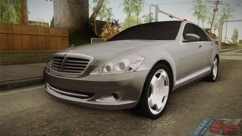 Mercedes-Benz S500 2013 for GTA San Andreas - front view