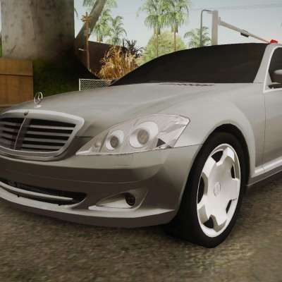 Mercedes-Benz S500 2013 for GTA San Andreas - front view