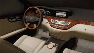 Mercedes-Benz S500 2013 for GTA San Andreas - interior