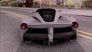 Ferrari LaFerrari v2 for GTA San Andreas - rear view