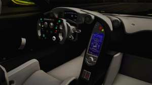 McLaren P1 GTR for GTA San Andreas - interior