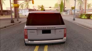 Range Rover Vogue Sport 2017 for GTA San Andreas - rear view