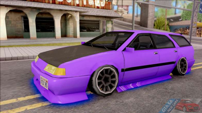 Stratum Stanced With Neon for GTA San Andreas - front view