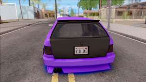 Stratum Stanced With Neon for GTA San Andreas - rear view