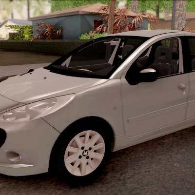 Peugeot 207 Passion for GTA San Andreas - front view
