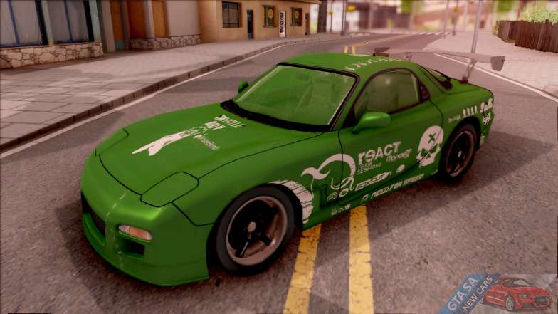 Mazda RX-7 NFS Undercover Vinyl for GTA San Andreas - front view