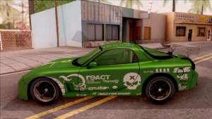Mazda RX-7 NFS Undercover Vinyl for GTA San Andreas - side view