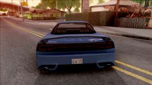 BlueRay Dodge Infernus for GTA San Andreas - rear view