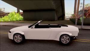 Nissan Skyline R33 Cabrio Tuned for GTA San Andreas - side view