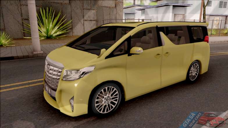 Toyota Alphard 2.5 G 2015 for GTA San Andreas - front view