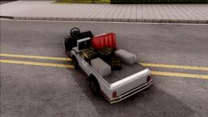 Caddy from GTA 5 DLC GunRunning for GTA San Andreas - rear view