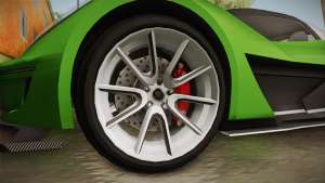 GTA 5 Dewbauchee Vagner IVF for GTA San Andreas - wheels