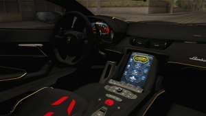 Lamborghini Centenario LP770-4 v2 for GTA San Andreas - interior