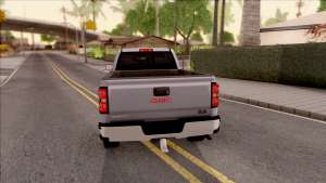 GMC Sierra 2014 for GTA San Andreas - rear view