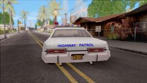 Dodge Monaco Montana Highway Patrol for GTA San Andreas - rear view