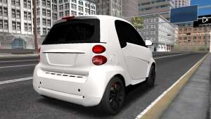 Smart ForTwo for GTA San Andreas - rear view