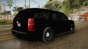 Chevrolet Tahoe 2013 Police  for GTA San Andreas - rear view