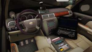 Chevrolet Tahoe 2013 Police  for GTA San Andreas - interior