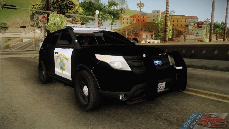 Ford Explorer CHP 2013 for GTA San Andreas - front view