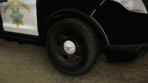 Ford Explorer CHP 2013 for GTA San Andreas - wheels