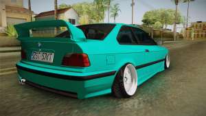 BMW E36 Stance for GTA San Andreas - rear view