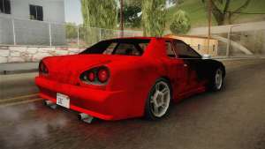 New Elegy Paintjob v1 for GTA San Andreas - rear view