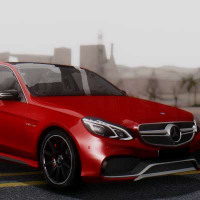Mercedes-Benz E-class AMG IV for GTA San Andreas - front view