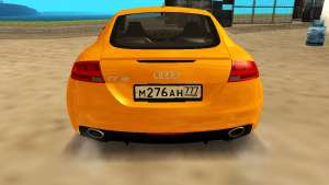 Audi TT RS Afonya TV for GTA San Andreas - rear view