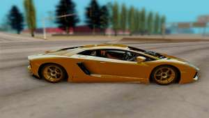 Lamborghini Aventador for GTA San Andreas - side view