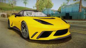 Lotus Evora GTE for GTA San Andreas - front view