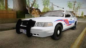 Ford Crown Victoria Police v2 for GTA San Andreas - front view