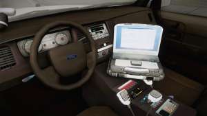 Ford Crown Victoria Police v2 for GTA San Andreas - interior