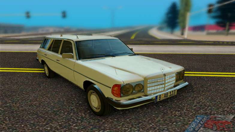 Mercedes-Benz W123 Wagon for GTA San Andreas - front view